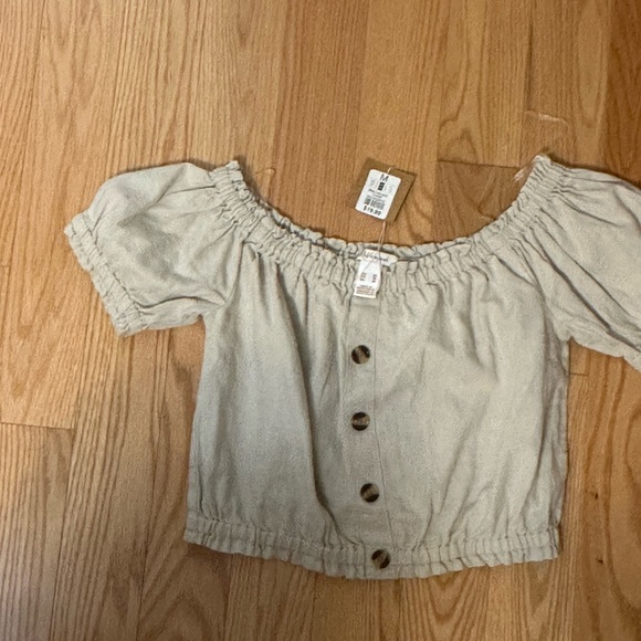 Beige crop top - Picture 2 of 2